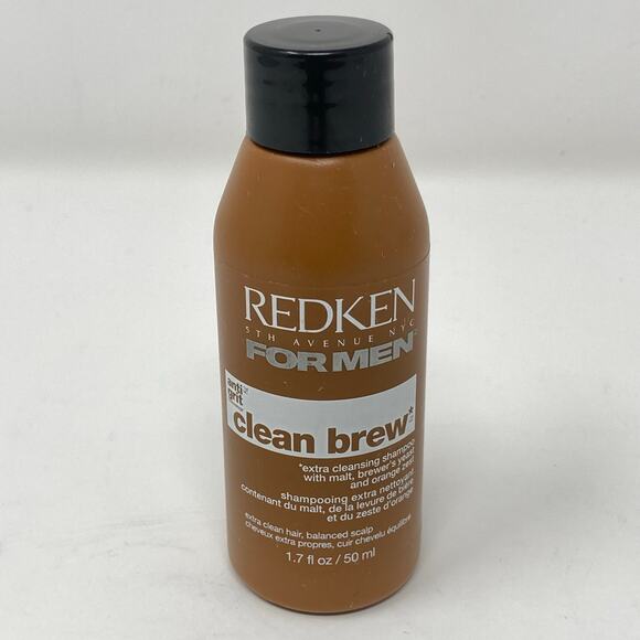 Redken For Men Cold Brew Anti Grit Extra Cleaning Shampoo Travel Size 1.7 oz - Picture 1 of 4